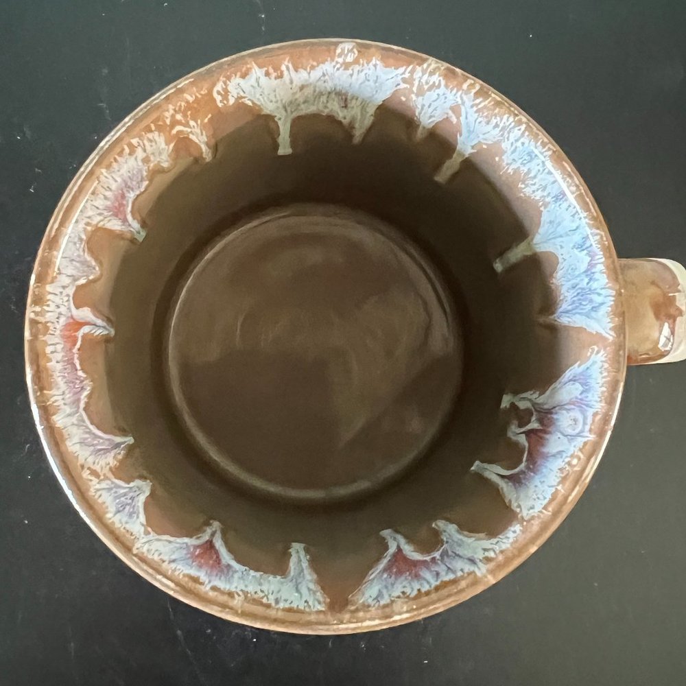 Cancun Mexico Souvenir Mug with Iridescent Drip Glaze - Picture 6 of 9